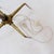 Brown Hollywood Regency Bronzed Metal and Brass Tripod Floor Lamp, 1950s For Sale - Image 8 of 17