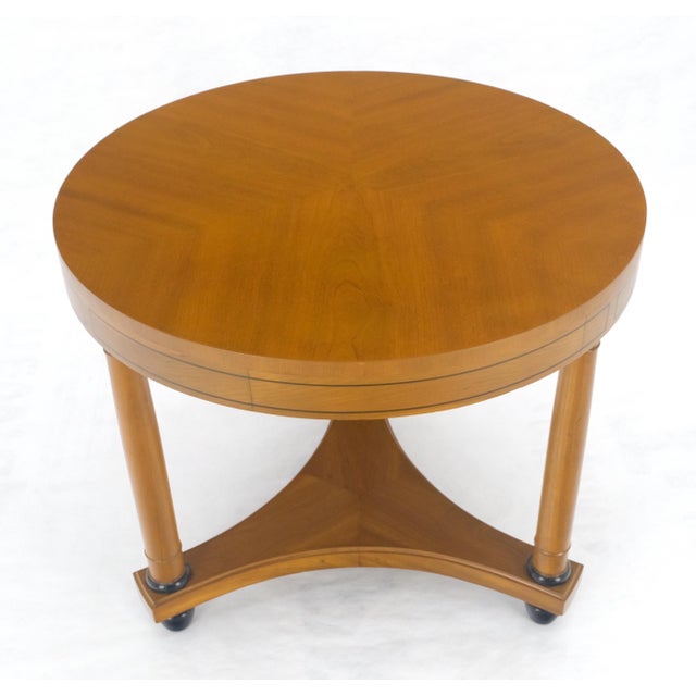 Mid 20th Century Charak Neoclassical Biedermeier Style c1940s Center Lamp Table Stand Gueridon For Sale - Image 5 of 12