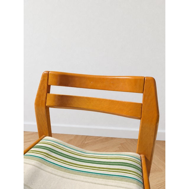 Mid-Century Walnut Chairs, 1970s, Set of 4 For Sale - Image 9 of 11