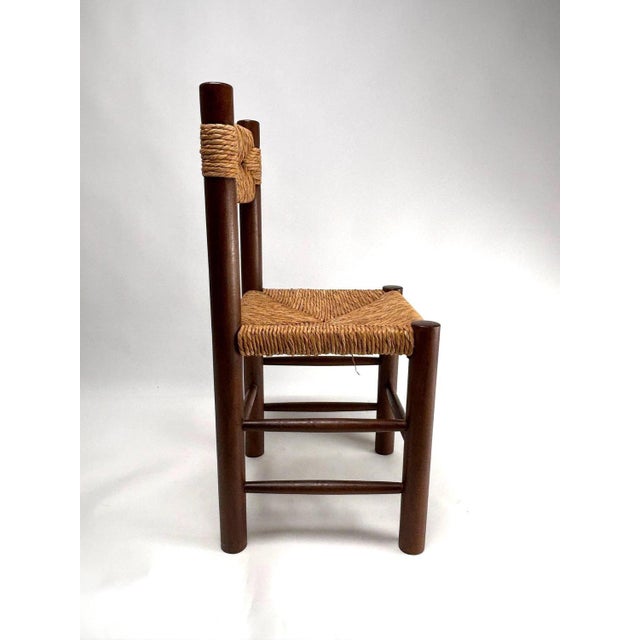 Vintage French Dining Chairs by Charlotte Perriand, 1960s, Set of 4 For Sale - Image 9 of 11