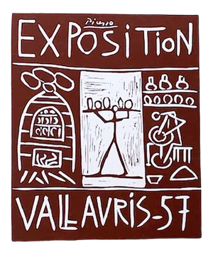 1957 Pablo Picasso Exposition Vallauris