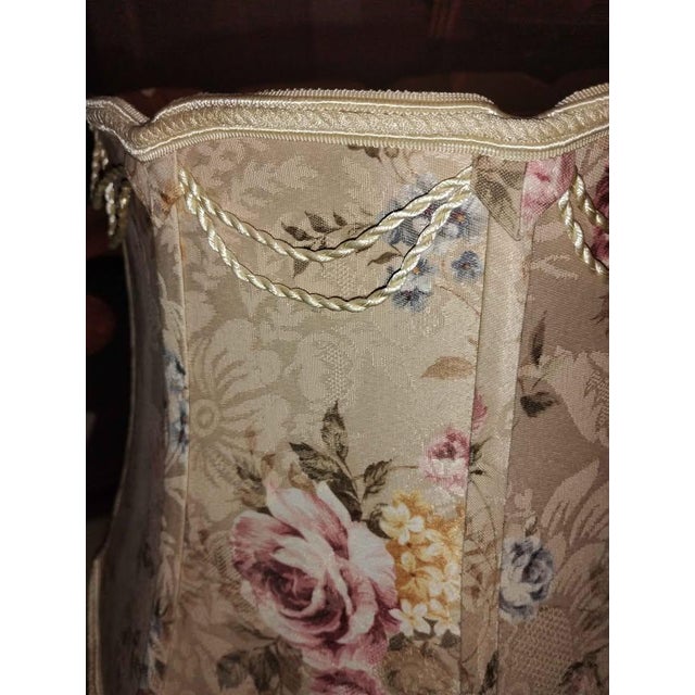 Gorgeous country shabby chic fabric lamp shade. This shade is from the Cheyenne collection of lighting. Colors beige,...