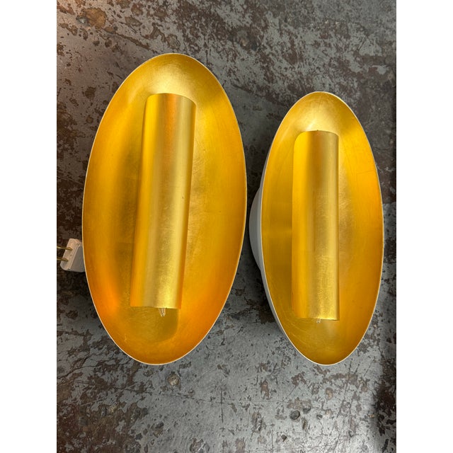 Barbara Barry for Visual Comfort Aura Oval Sconces, Pair For Sale - Image 9 of 12