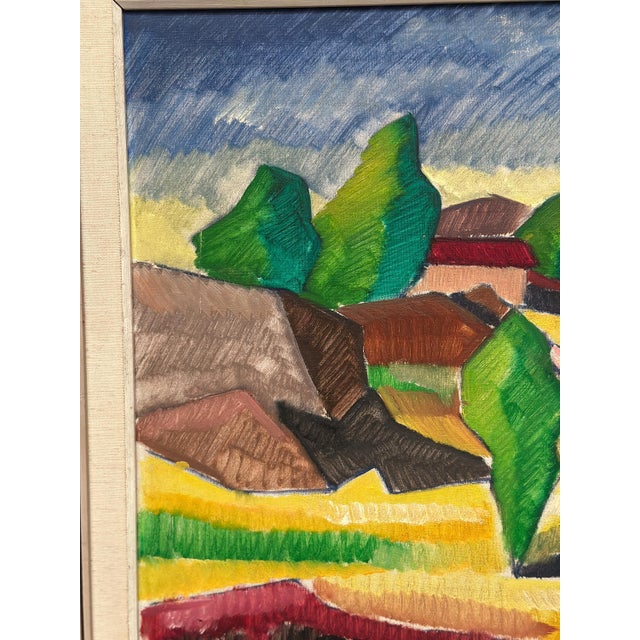 Bror Göransson, Landscape, 1960s, Oil on Canvas, Framed For Sale - Image 11 of 18