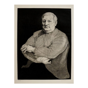 1965 Thomas Cornell Portrait Etching and Aquatint