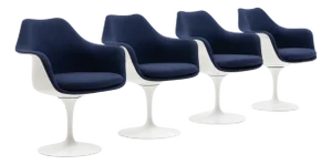 Armchairs by Eero Saarinen for Knoll, 1973, Set of 4