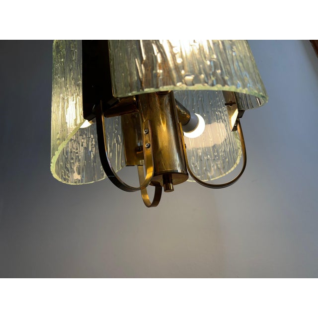 Italian Chandelier from Erco, 1970 For Sale - Image 4 of 17