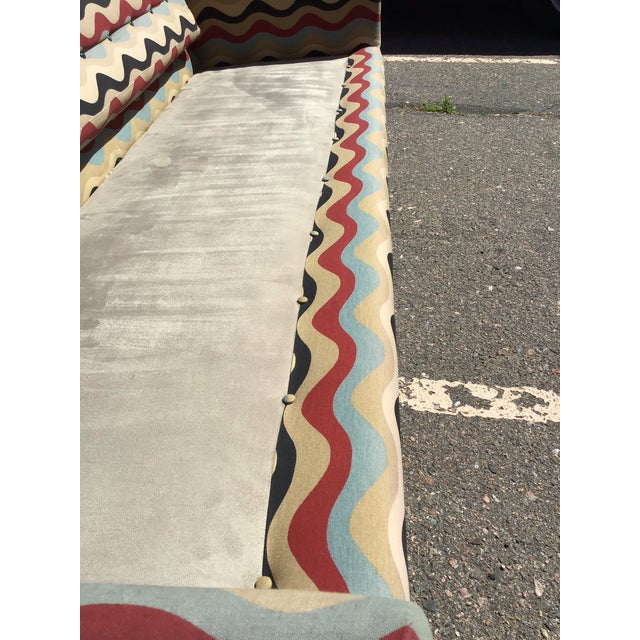 Mid-Century Modern Reupholstered Vintage Sofa, Circa 1950s For Sale - Image 11 of 12
