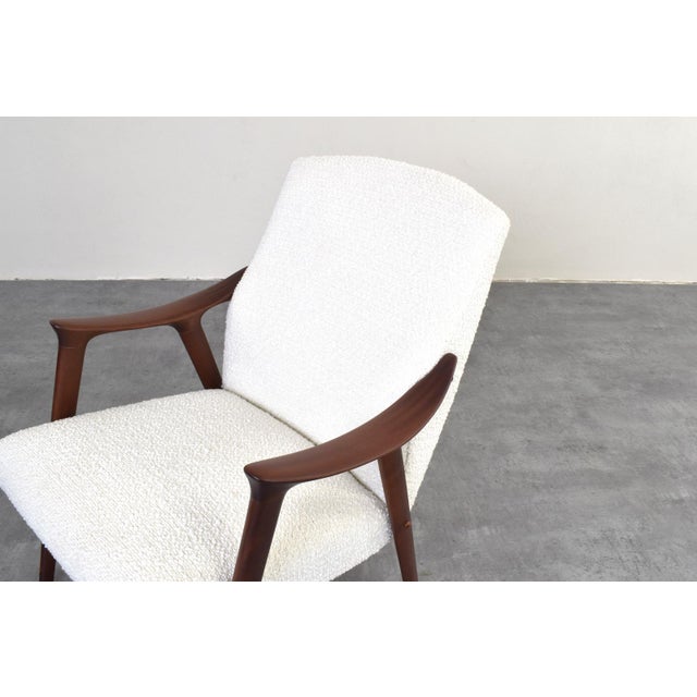 Mid-Century Modern Teak and Bouclé Tenor Chair from Møre Lenestolfabrikk, 1960s For Sale - Image 11 of 12