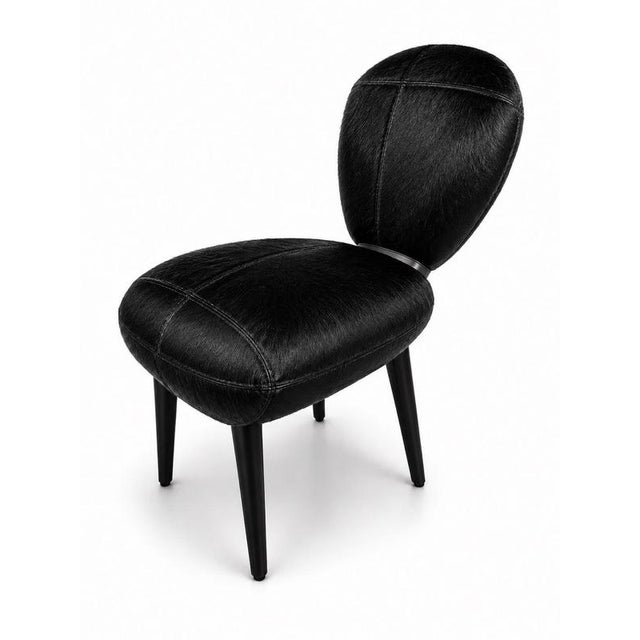 Zep chair in leather by christophe perichon. Dimensions: w 70 x d 45 x h 75 cm. Materials: leather. Manufactured in france.