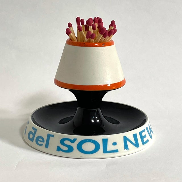 Alexander Girard Alexander Girard Ashtray/Match Holder From La Fonda Del Sol For Sale - Image 4 of 9