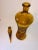 Glass Mid-Century Modern Empoli Genie Gold Decorative Bottle and Topper For Sale - Image 7 of 9