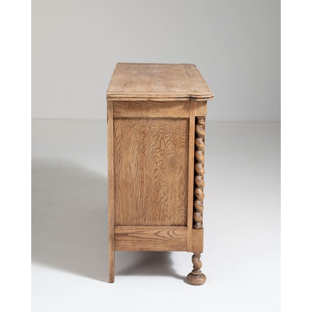 Wood Eclectic Oak and Pine Chest of Drawers, Antique, France, Circa 1900 For Sale - Image 7 of 12