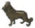 C.1950 Petite English Brass Dog Collie For Sale