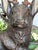 Folk Art Vintage Hand-Carved Wooden Deer Diorama Folk Art Stag Sculpture in Rustic Bowl Woodland Centerpi For Sale - Image 3 of 7