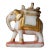 Indian Gilt Alabaster Elephant, 19th Century For Sale