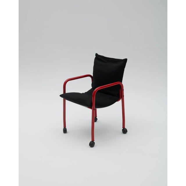 Black Avant-Garde Pop Art Armchair, 1980s For Sale - Image 8 of 8