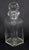Antique 19th Century Victorian Burr Walnut and Crystal 3-Decanter Tantalus Dry Bar, Set of 12 For Sale - Image 15 of 18