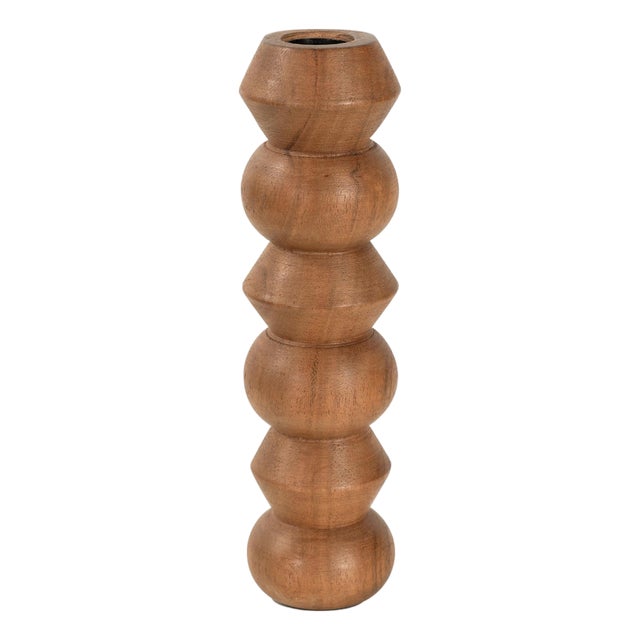 Timber Candle Holder Large For Sale