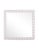 Contemporary Fleur Home Audubon Bamboo Square Mirror in Lite Lavender, 30x30 For Sale - Image 3 of 3