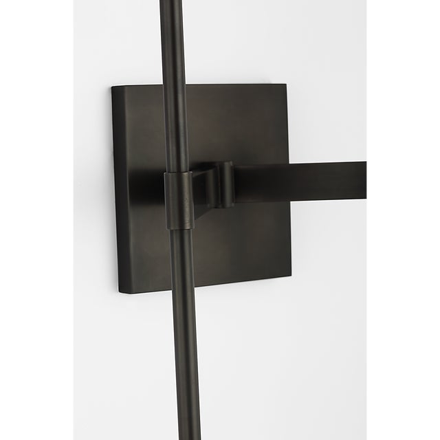 Waterford for Visual Comfort Signature Blaze 19" 2 Light Tail Sconce in Bronze with Clear Crystal For Sale In Houston - Image 6 of 13