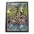 Original "Mbomo" Tingatinga Painting - Authentic Tanzanian Folk Art, Enamel on Wrapped Canvas, 12" X 16" - Signed, Ready to Hang For Sale
