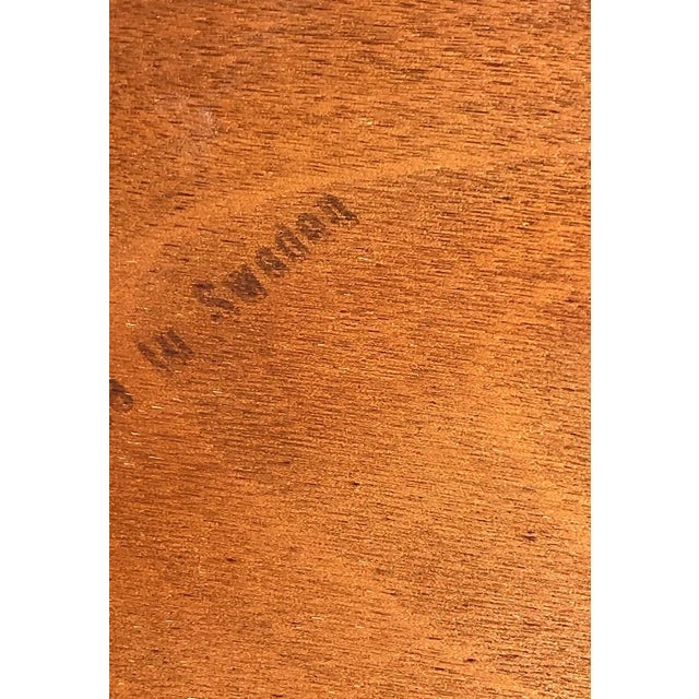 Vintage MCM Swedish Yngve Ekstrom Teak Surfboard Coffee Table For Sale - Image 9 of 12