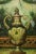 An original oil painting on canvas, from the 20th Century. Untitled, (Grecian Urn). Signed, illegible signature, to lower...