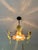 Attribution & Style: Italian Murano Style Period: 1980–1989 Materials: Art Glass, Crystal, Painted Metal Condition:...