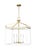 Traditional Chapman & Myers by Visual Comfort Studio Carlow Extra Large Lantern, Matte White For Sale - Image 3 of 3