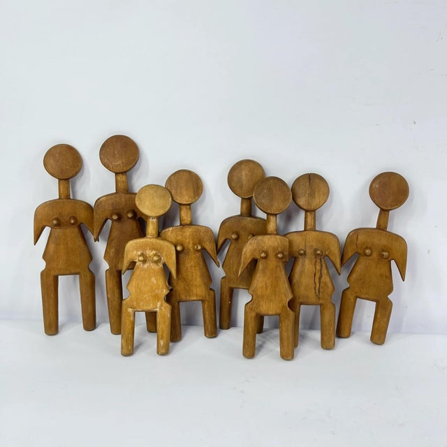 Early 20th Century Ewe Wooden Doll Togo For Sale - Image 9 of 9