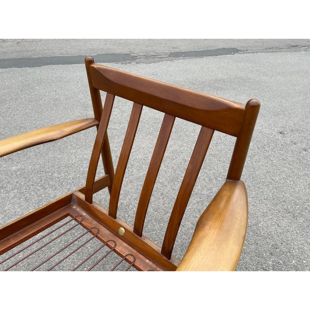 Mid-Century Danish Modern Armchair attributed to Grete Jalk for France & Søn, 1960s For Sale - Image 15 of 16