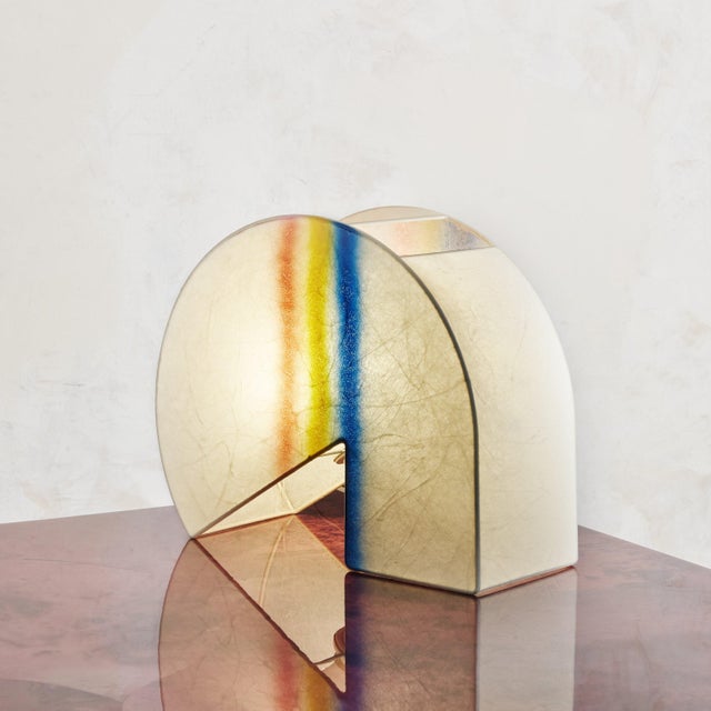 1970s Rainbow Cocoon Table Lamp Attributed to Cazal Crèation, Italy 1970s For Sale - Image 5 of 11
