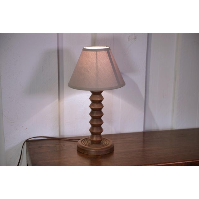 1950s Brutalist Lamp in the style of Charles Dudouyt, 1950s For Sale - Image 5 of 5