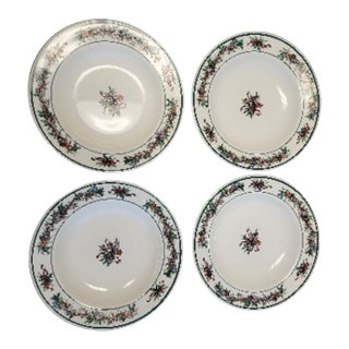 1992 O'Tannenbaum Rimmed Soup Bowls - Set of Four For Sale