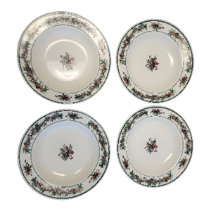 1992 O'Tannenbaum Rimmed Soup Bowls - Set of Four