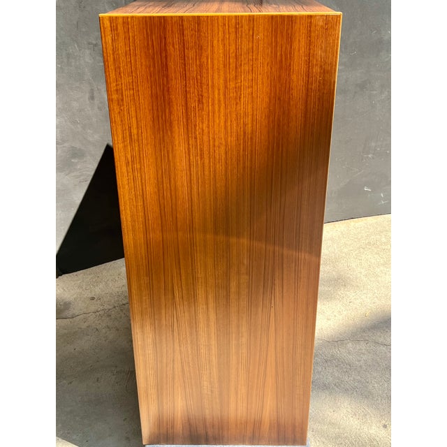 Mid-Century Modern Unused 1960s Danish Modern Teak Armoire Dresser by Brouer Møbelfabrik – Stephen J. Cannell Estate For Sale - Image 3 of 13