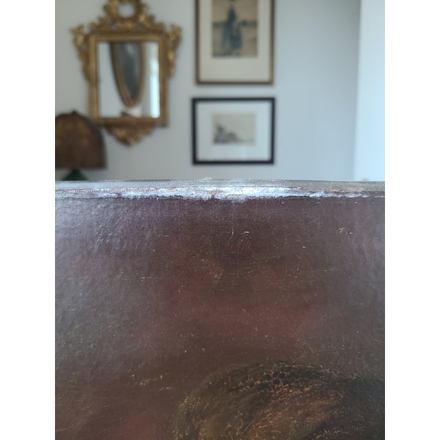 Antique Early 19th Century Oil Painting Portrait of a Handsome Sea Captain For Sale - Image 16 of 18