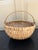 Antique American Splint Oak Basket With Handled Form, Late 19th Century For Sale - Image 4 of 13
