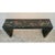Wood 60" Console Coromandel Black Lacquer Lotus and Koi For Sale - Image 7 of 14