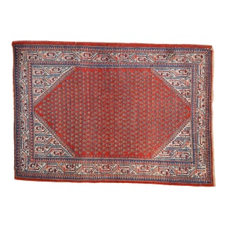 Vintage Serbend Rug - 3'5" X 4'11" For Sale