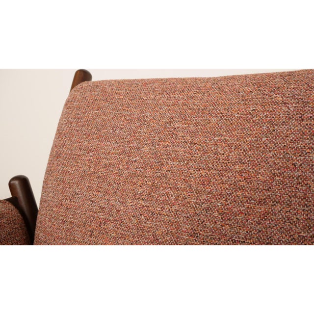 Vintage Genius Armchairs in Mahogany by Illum Wikkelso for Silkeborg, 1960s, Set of 2 For Sale - Image 6 of 14