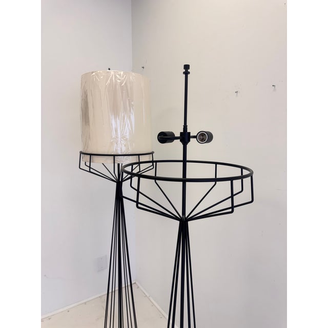Pair of Tony Paul Designed Floor Lamps, Hb Architectural Lighting, 1990s For Sale - Image 9 of 15