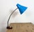 Blue Industrial German Blue Workshop Table Lamp from Reif Dresden, 1960s For Sale - Image 8 of 18