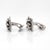 Metal Pair of Signed Aage Weimar Danish Mid-Century Modern Sterling Silver Cufflinks For Sale - Image 7 of 12