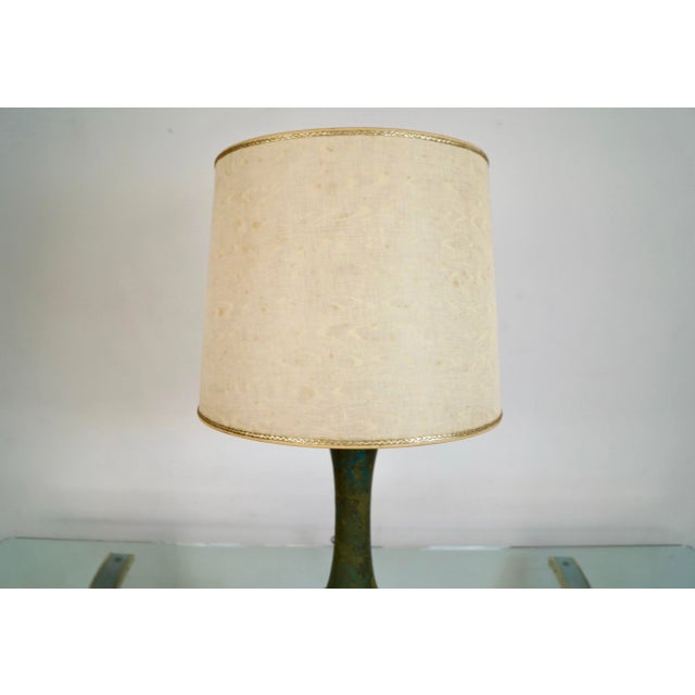 Mid-Century Modern 1960’s Mid-Century Modern Pottery Ceramic Table Lamp For Sale - Image 3 of 12