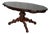20th Century Spanish Mariano Garcia Carved Pedestal Coffee Table For Sale