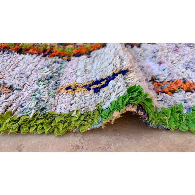 Textile 1980s Moroccan Colorful Vintage Rug - 2'9" X 5'6" Ft For Sale - Image 7 of 9