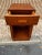 Art Deco Art Decor Style Mahogany Burled Wood Open Space Bedside Table or Side Cabinet. For Sale - Image 3 of 11