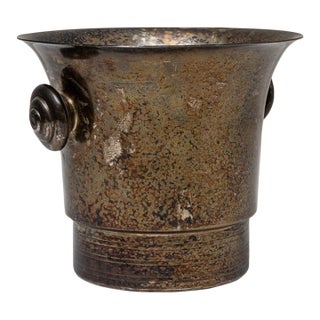 20th Century French Silver Plated Champagne Bucket For Sale